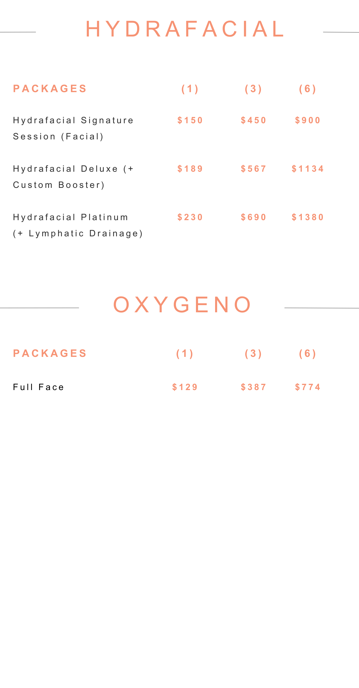 Hydrafacial Oxygeneo pricing near me